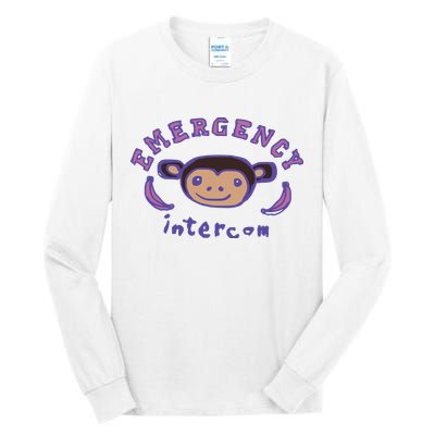 Emergency Intercom Monkey Tall Long Sleeve T-Shirt