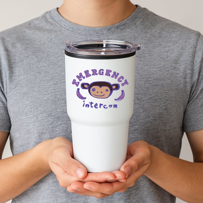 Emergency Intercom Monkey Tumbler