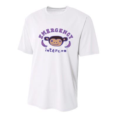 Emergency Intercom Monkey Youth Performance Sprint T-Shirt