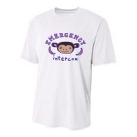 Emergency Intercom Monkey Youth Performance Sprint T-Shirt
