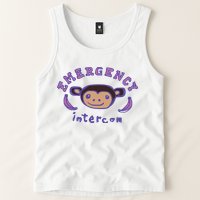Emergency Intercom Monkey Tank Top