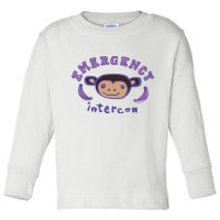 Emergency Intercom Monkey Toddler Long Sleeve Shirt