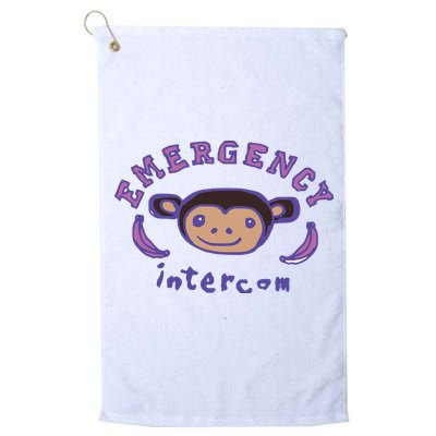 Emergency Intercom Monkey Golf Towel