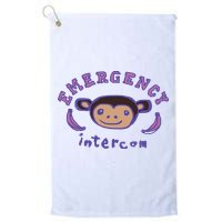 Emergency Intercom Monkey Golf Towel