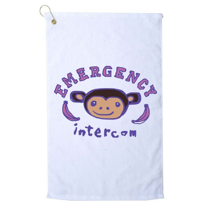 Emergency Intercom Monkey Golf Towel