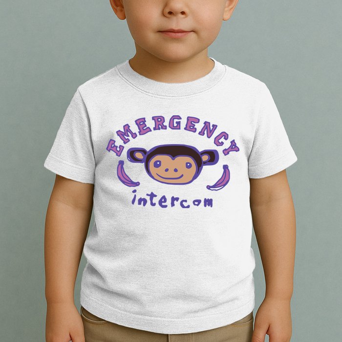Emergency Intercom Monkey Toddler T-Shirt