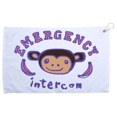 Emergency Intercom Monkey Grommeted Golf Towel