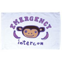 Emergency Intercom Monkey Microfiber Hand Towel