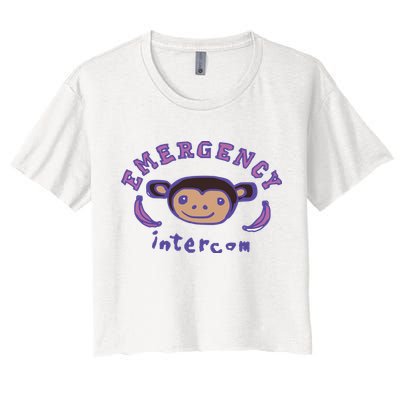 Emergency Intercom Monkey Crop Top