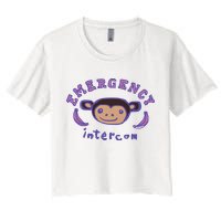 Emergency Intercom Monkey Crop Top