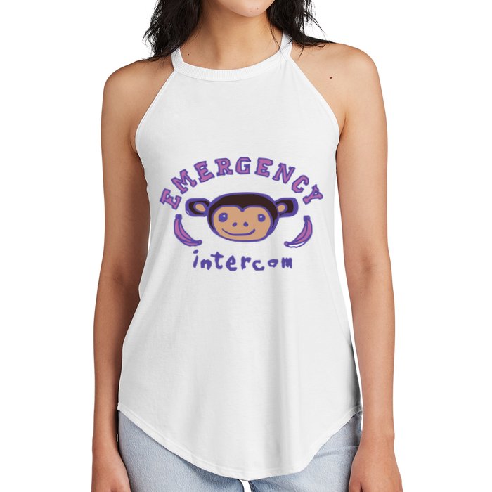 Emergency Intercom Monkey Women's Perfect Tri Rocker Tank