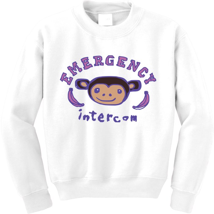 Emergency Intercom Monkey Kids Sweatshirt
