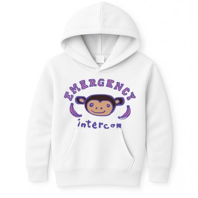 Emergency Intercom Monkey Kids Hoodie