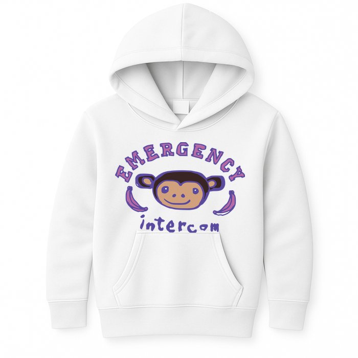 Emergency Intercom Monkey Kids Hoodie