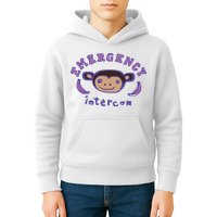 Emergency Intercom Monkey Kids Hoodie