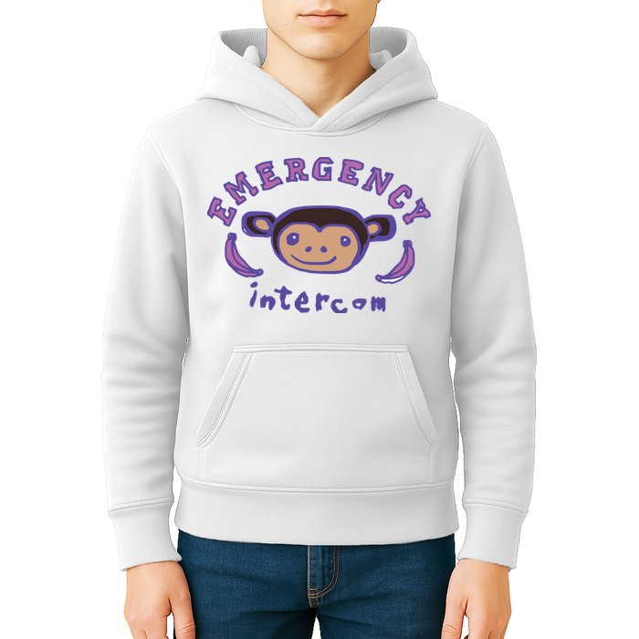 Emergency Intercom Monkey Kids Hoodie