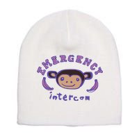 Emergency Intercom Monkey Short Acrylic Beanie