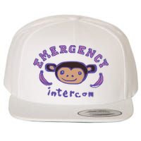 Emergency Intercom Monkey Wool Snapback Cap