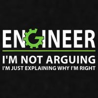 Engineer I'm Not Arguing Funny Engineering Quote Engineers Ladies PosiCharge Tri-Blend Wicking Tank