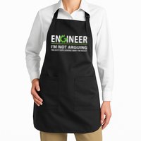 Engineer I'm Not Arguing Funny Engineering Quote Engineers Apron