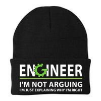 Engineer I'm Not Arguing Funny Engineering Quote Engineers Beanie