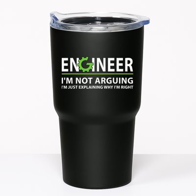 Engineer I'm Not Arguing Funny Engineering Quote Engineers Tumbler
