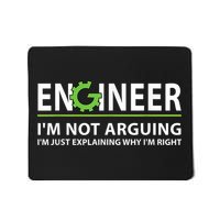 Engineer I'm Not Arguing Funny Engineering Quote Engineers Mousepad