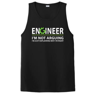 Engineer I'm Not Arguing Funny Engineering Quote Engineers PosiCharge Competitor Tank