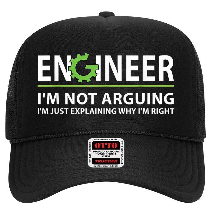 Engineer I'm Not Arguing Funny Engineering Quote Engineers Trucker Hat