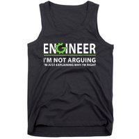 Engineer I'm Not Arguing Funny Engineering Quote Engineers Tank Top