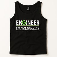Engineer I'm Not Arguing Funny Engineering Quote Engineers Tank Top