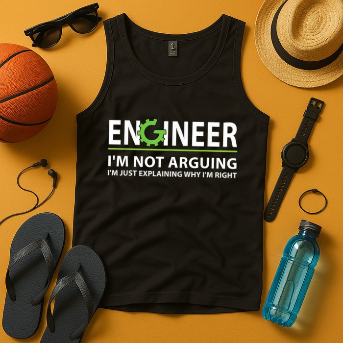 Engineer I'm Not Arguing Funny Engineering Quote Engineers Tank Top