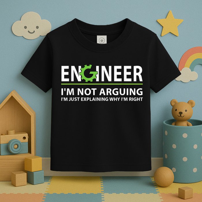Engineer I'm Not Arguing Funny Engineering Quote Engineers Toddler T-Shirt