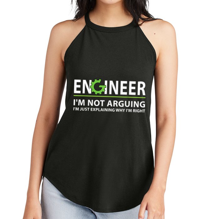 Engineer I'm Not Arguing Funny Engineering Quote Engineers Women's Perfect Tri Rocker Tank