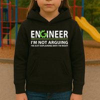 Engineer I'm Not Arguing Funny Engineering Quote Engineers Kids Hoodie