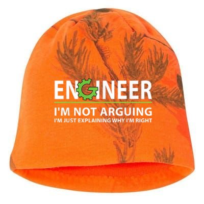 Engineer I'm Not Arguing Funny Engineering Quote Engineers Kati - Camo Knit Beanie