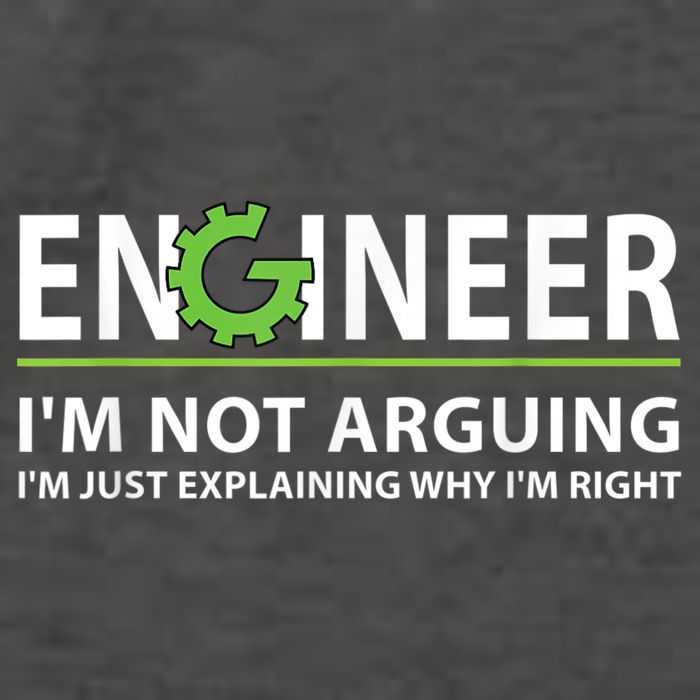 Engineer I'm Not Arguing Funny Engineering Quote Engineers Vector Backpack