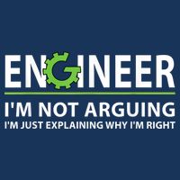 Engineer I'm Not Arguing Funny Engineering Quote Engineers Infant Baby Jersey Bodysuit