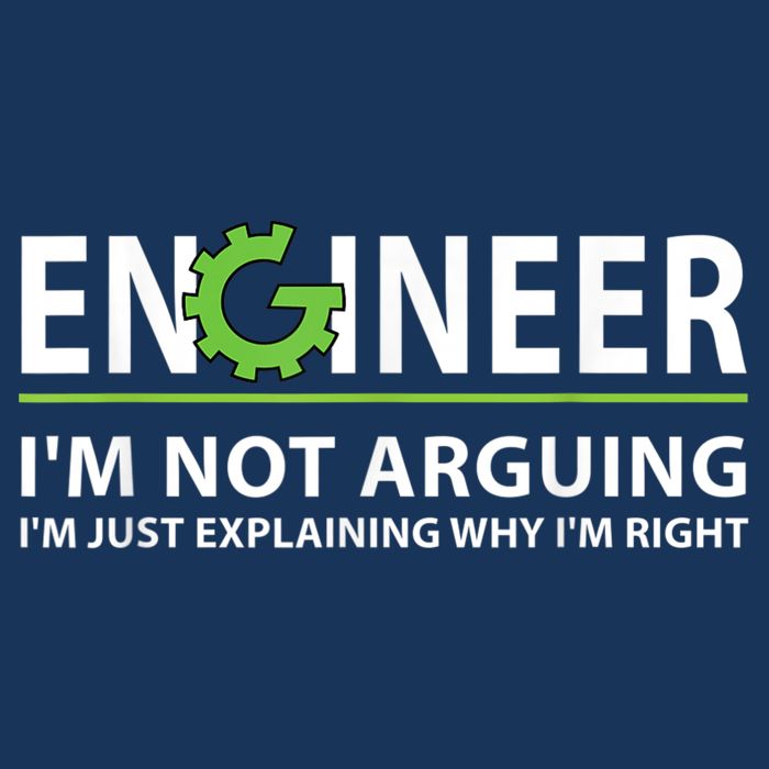 Engineer I'm Not Arguing Funny Engineering Quote Engineers Infant Baby Jersey Bodysuit