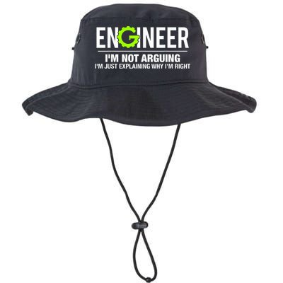 Engineer I'm Not Arguing Funny Engineering Bucket Hat