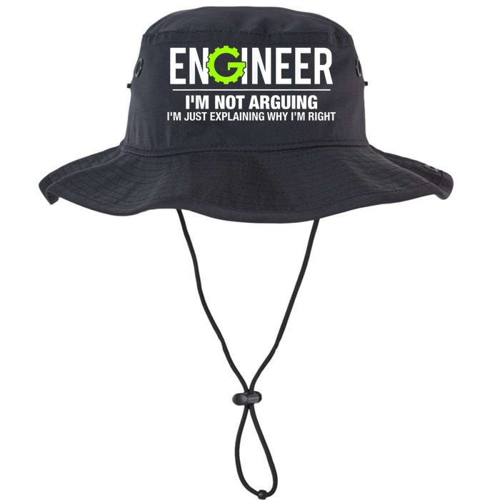 Engineer I'm Not Arguing Funny Engineering Bucket Hat