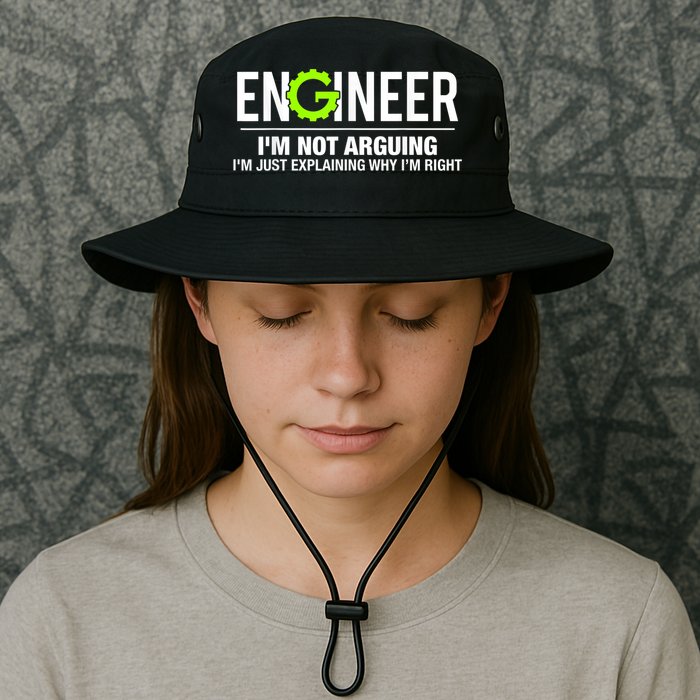 Engineer I'm Not Arguing Funny Engineering Bucket Hat