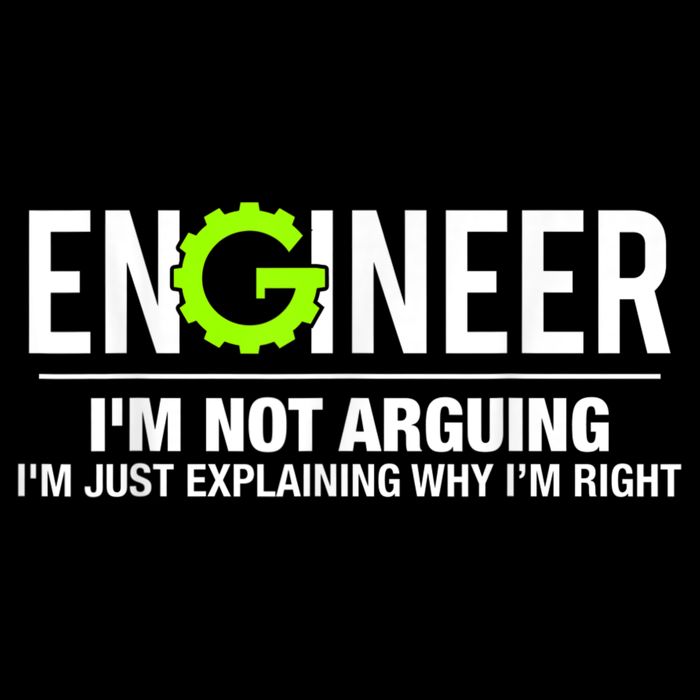 Engineer I'm Not Arguing Funny Engineering Drawstring Bag