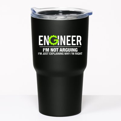 Engineer I'm Not Arguing Funny Engineering Tumbler