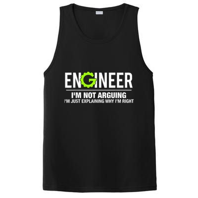 Engineer I'm Not Arguing Funny Engineering PosiCharge Competitor Tank