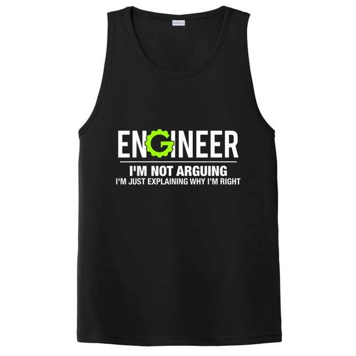 Engineer I'm Not Arguing Funny Engineering PosiCharge Competitor Tank