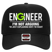 Engineer I'm Not Arguing Funny Engineering Trucker Hat
