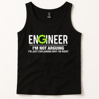 Engineer I'm Not Arguing Funny Engineering Tank Top