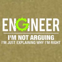 Engineer I'm Not Arguing Funny Engineering Garment-Dyed Women's Muscle Tee