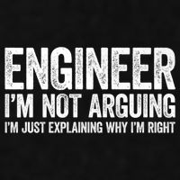 Engineer I'm Not Arguing Just Explaining Why I'm Right Premium Ladies PosiCharge Tri-Blend Wicking Tank